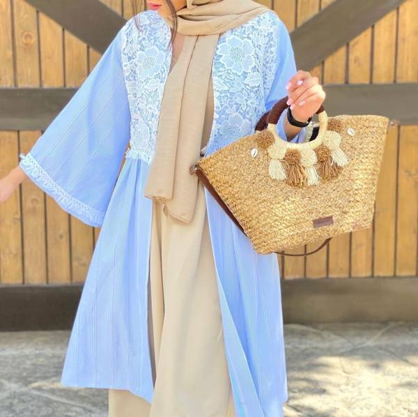 مدل مانتو رنگ آبی درباری
