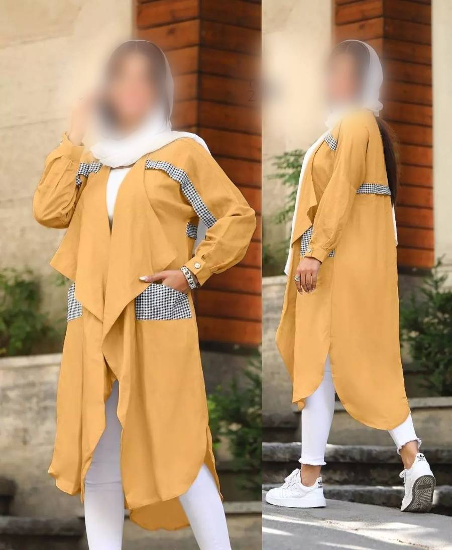 مدل مانتو جلو باز ابروبادی