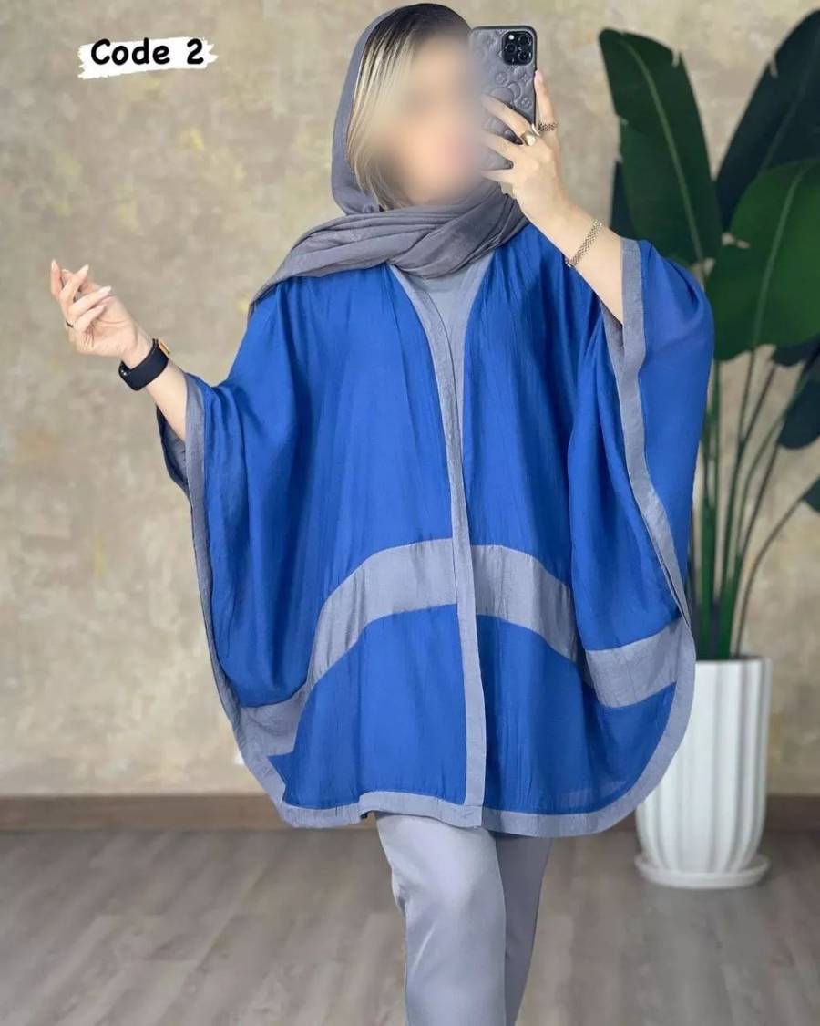 مدل مانتو خفاشی پاییزه