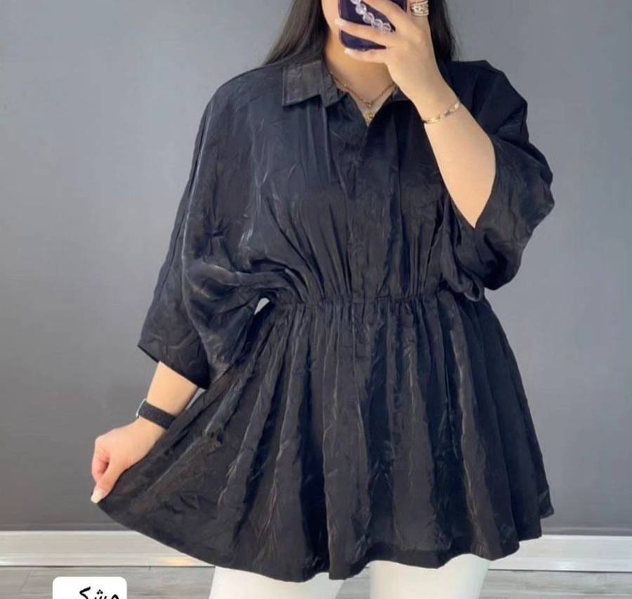 مدل شومیز با پارچه شیمر 