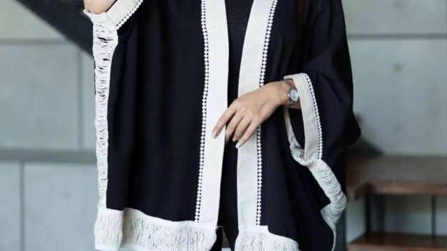 مدل مانتو محرمی مشکی ترکیبی و خاص + مدل اینستاگرامی