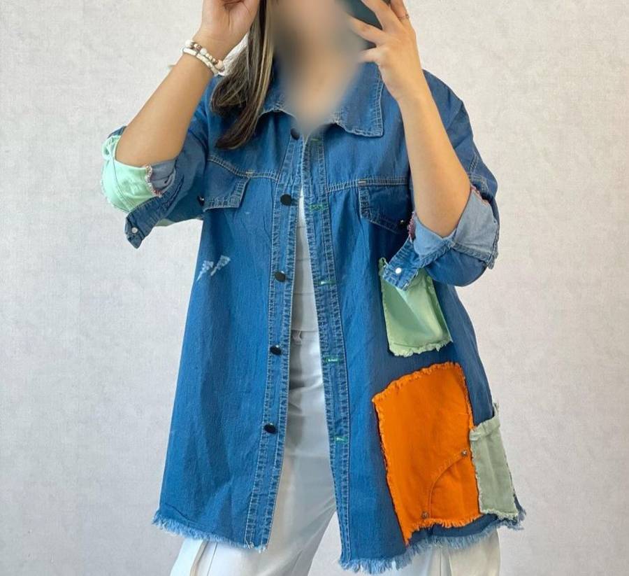مدل شومیز جین کاغذی