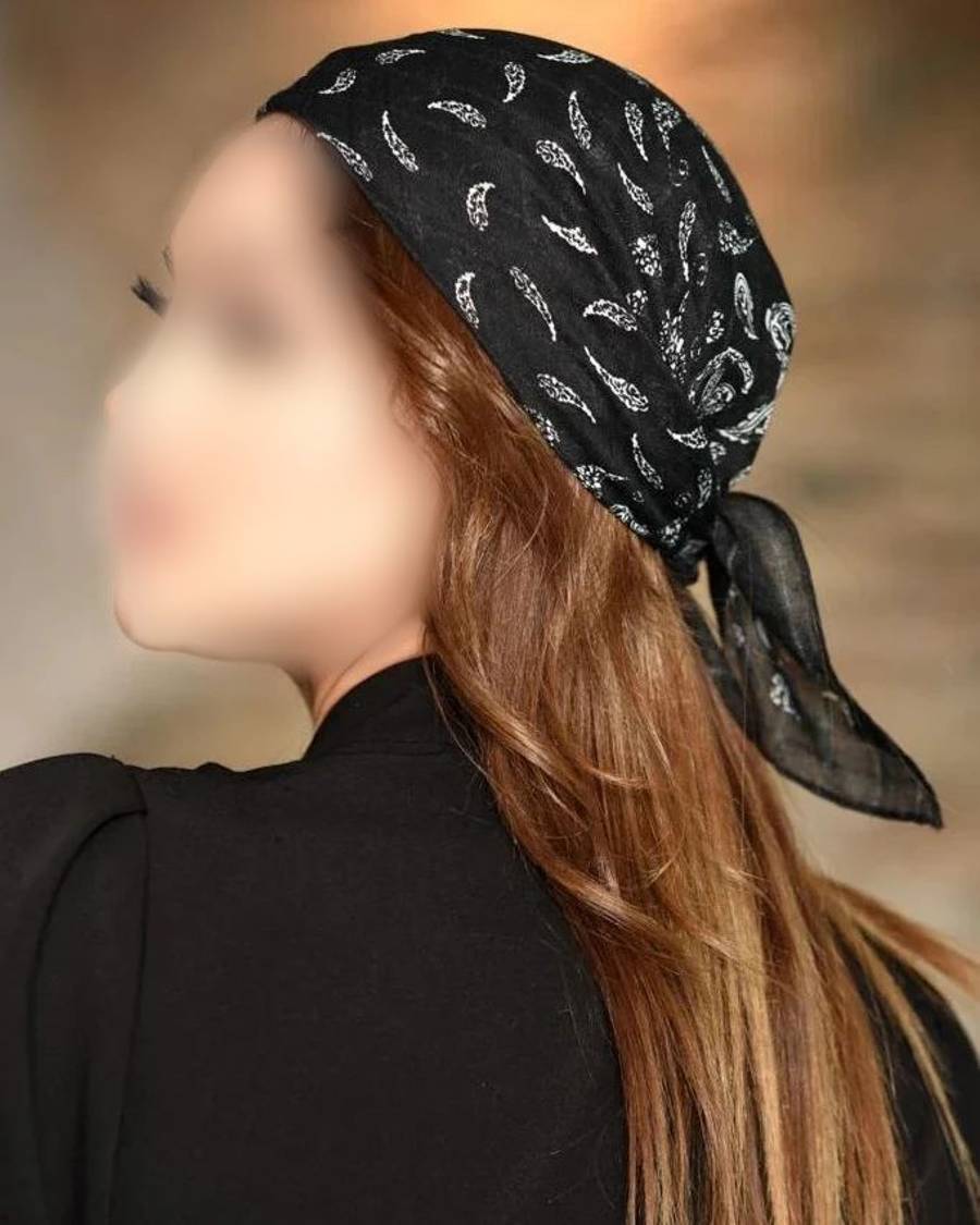 مدل دستمال سر دخترانه