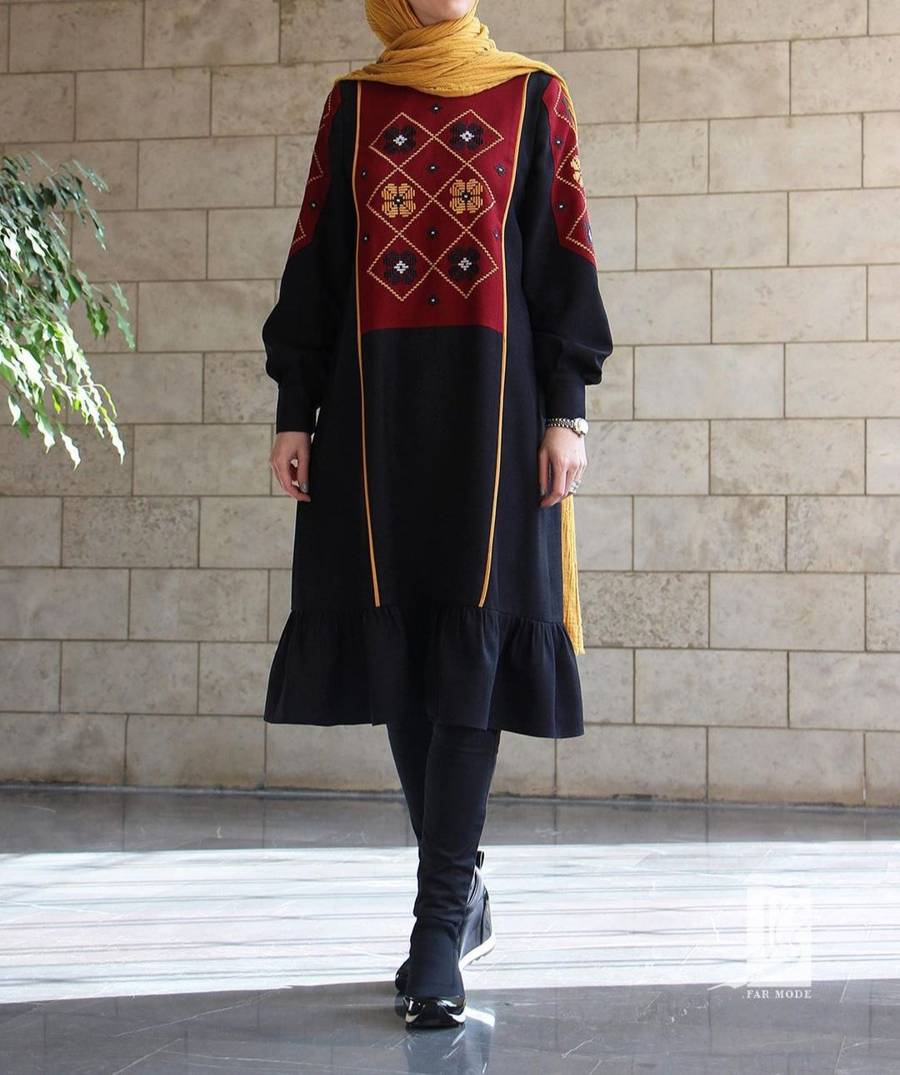 مدل مانتو ایرانی شیک و باکلاس ساده