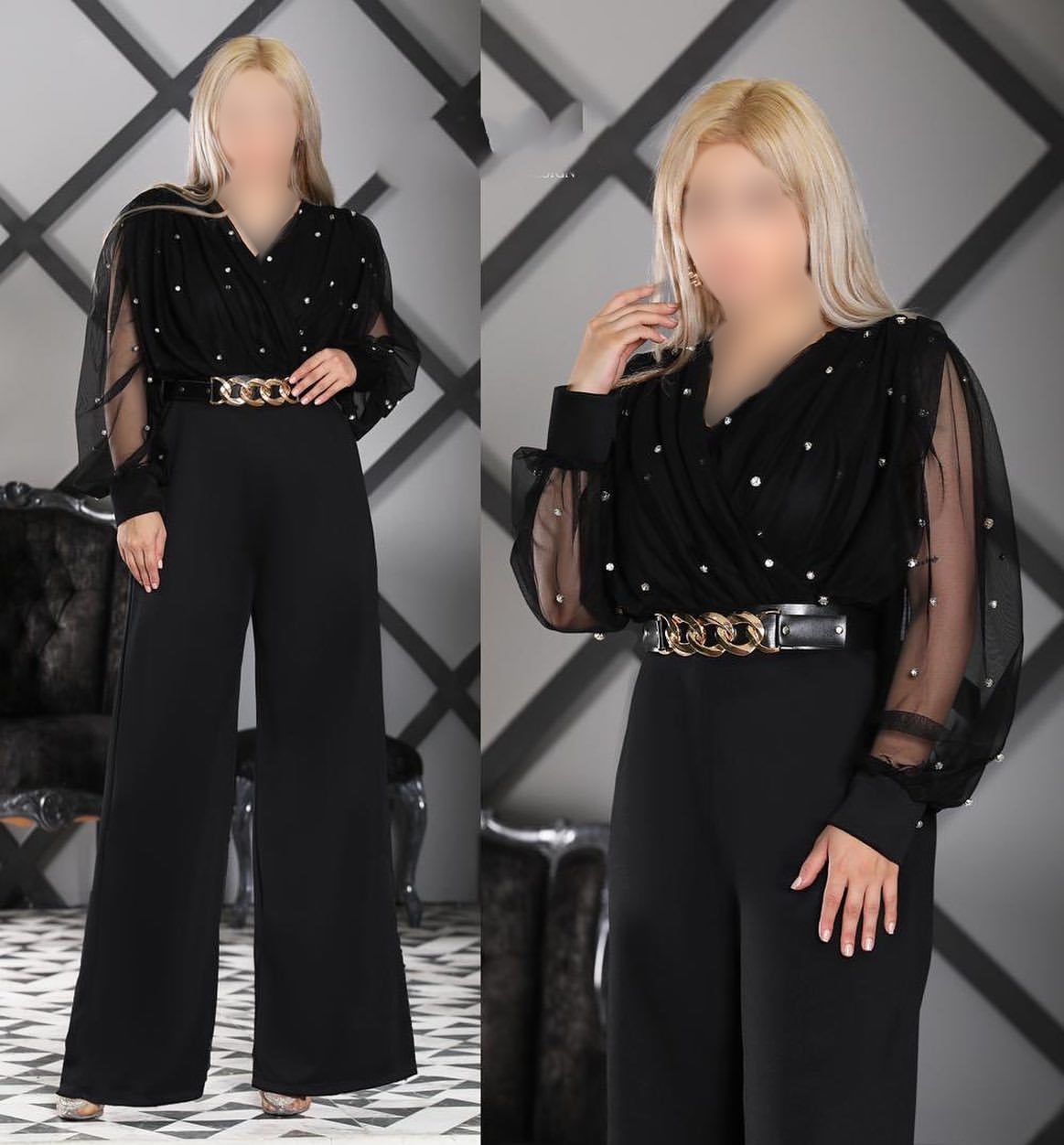مدل لباس مجلسی سایز بزرگ گیپور 