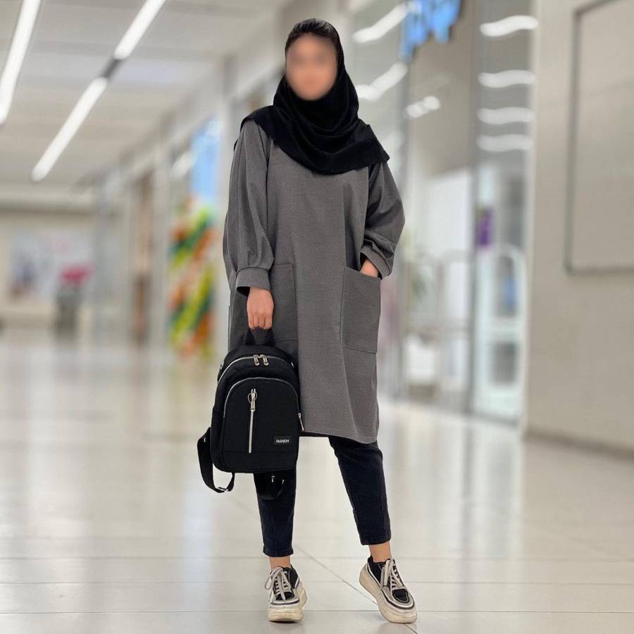 تیپ دانشجویی دخترانه ساده