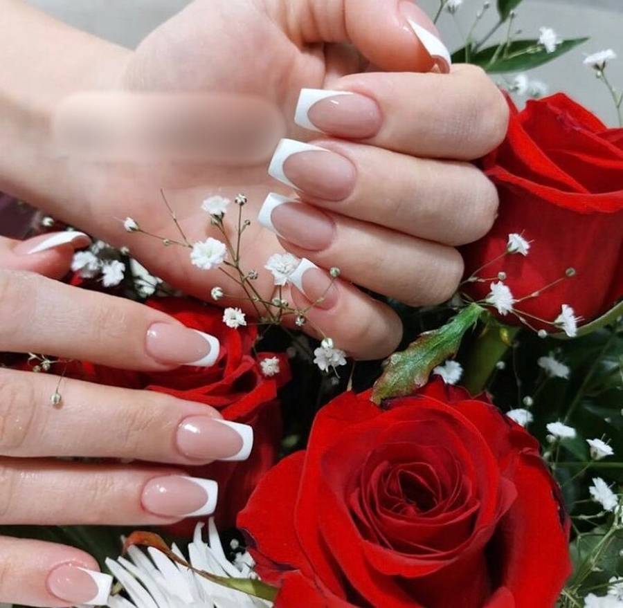 مدل ناخن فرنچ عروسکی