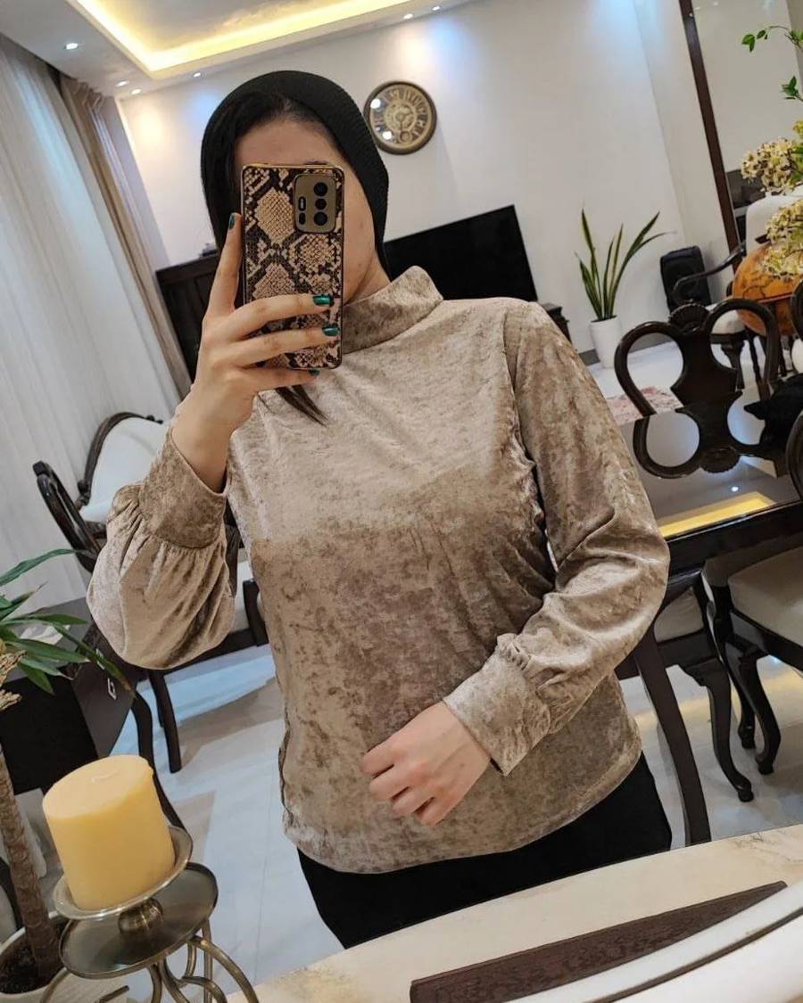 شومیز مخمل ترک
