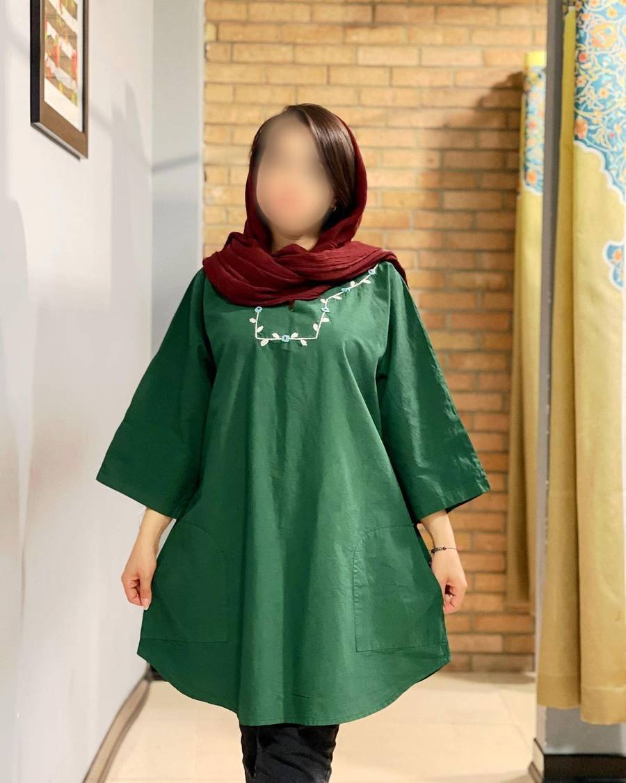 مدل تونیک بلند نخی
