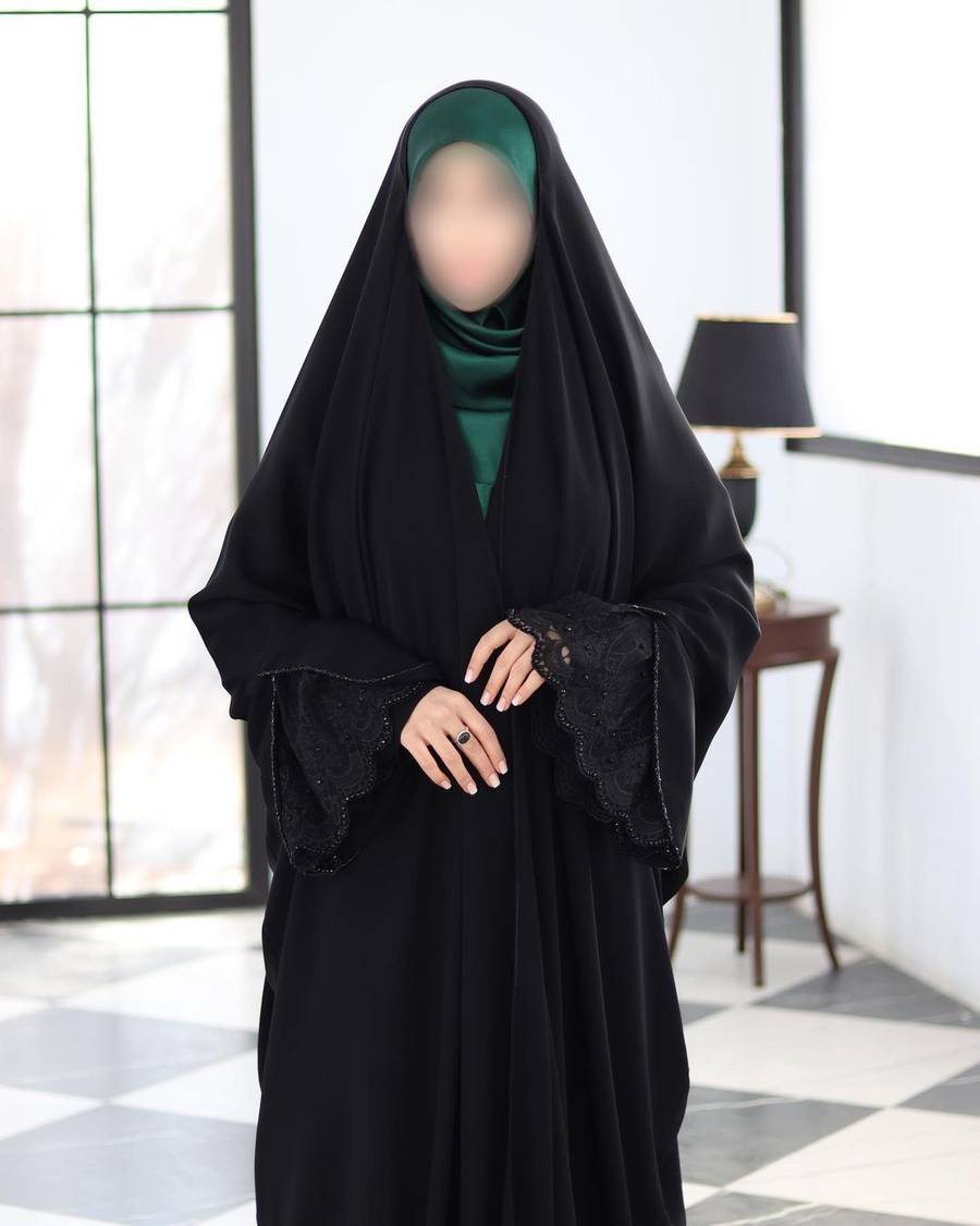 مدل چادر عربی آستین دار 
