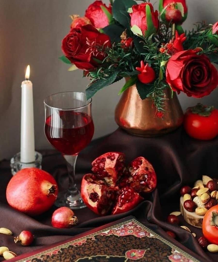تزیین سفره شب یلدا