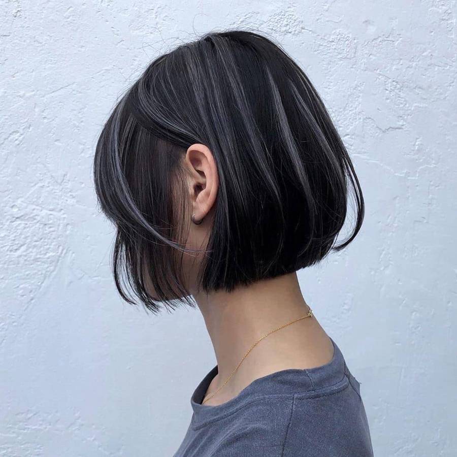 مدل رنگ مو نقره ای خاص