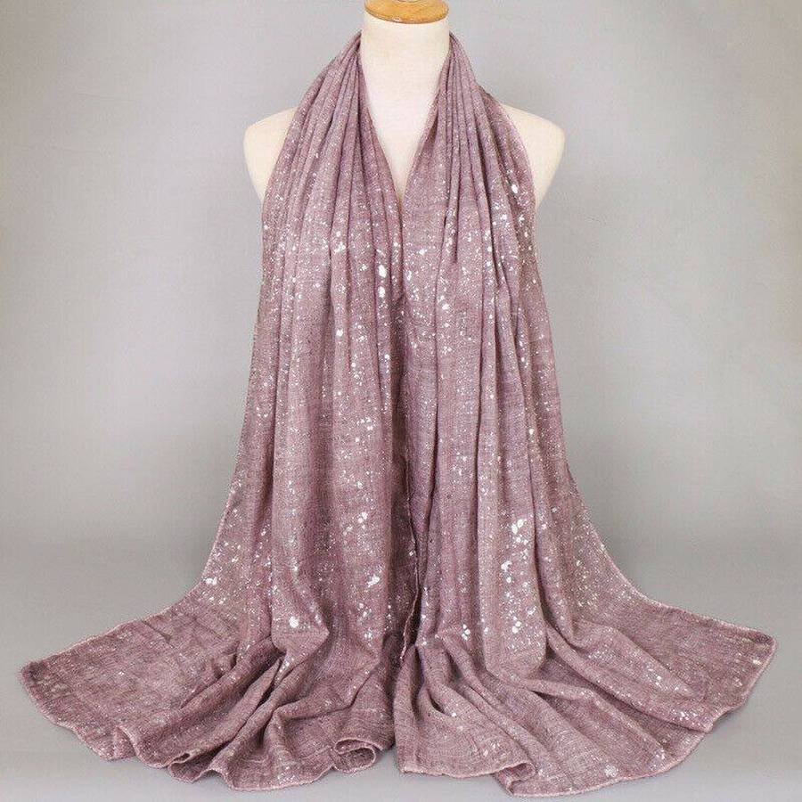 شال شاین دار مشکی 