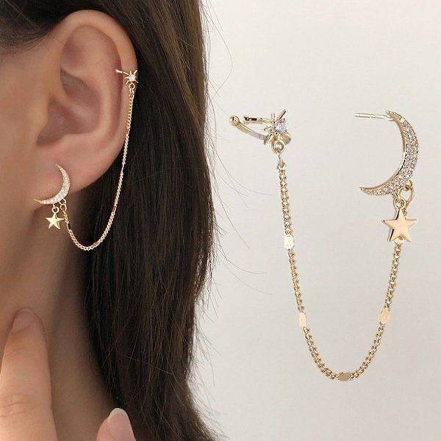 گوشواره بخیه ای دو سوراخه