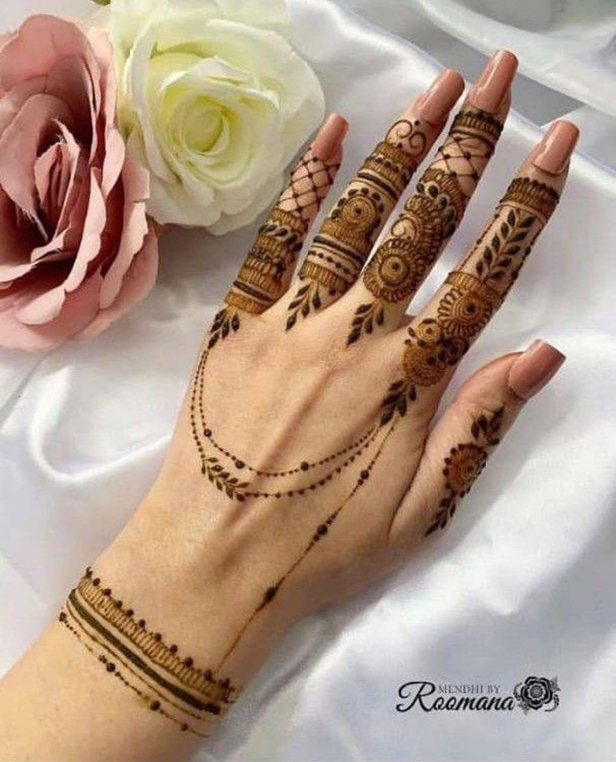 مدل حنا دست عروس خاص
