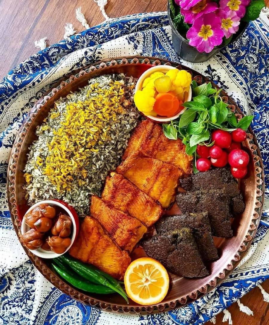 تزیین ماهی یخچال عروس 
