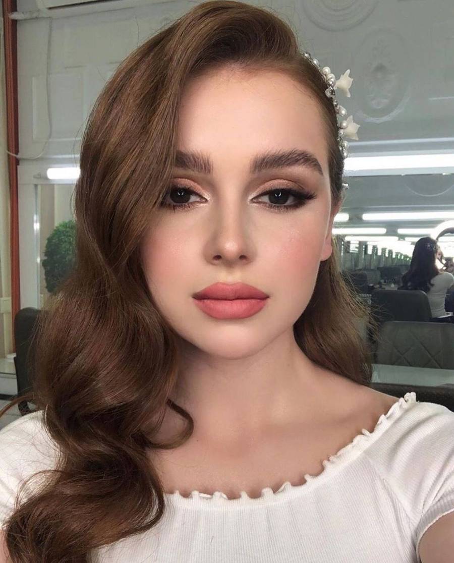 مدل آرایش صورت ملایم مجلسی