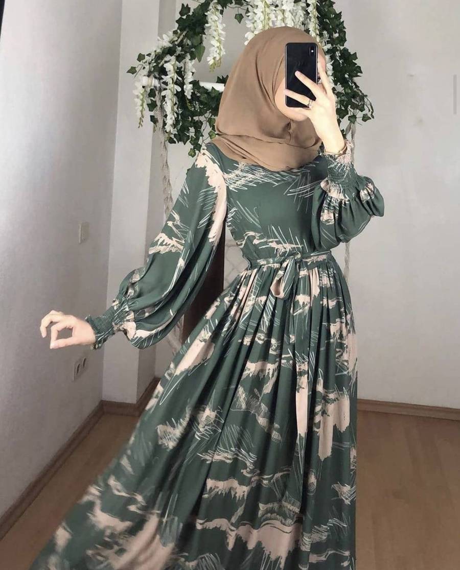 مدل لباس مجلسی حریر طرح دار 