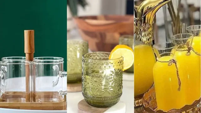 تصاویر مدل لیوان شربت خوری؛ این مدل های شیک و جدید رو از دست ندین