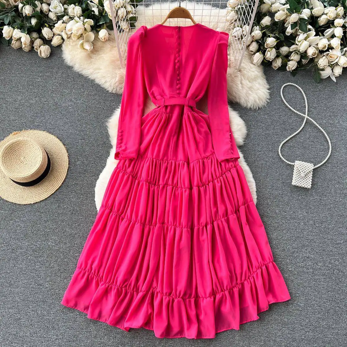 مدل پیراهن ساده مهمانی