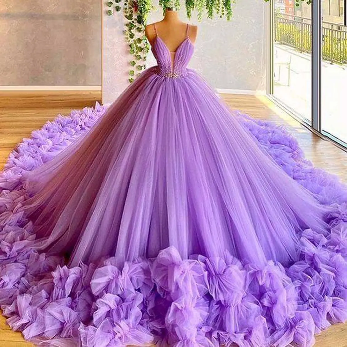 لباس مجلسی پف دار دخترانه