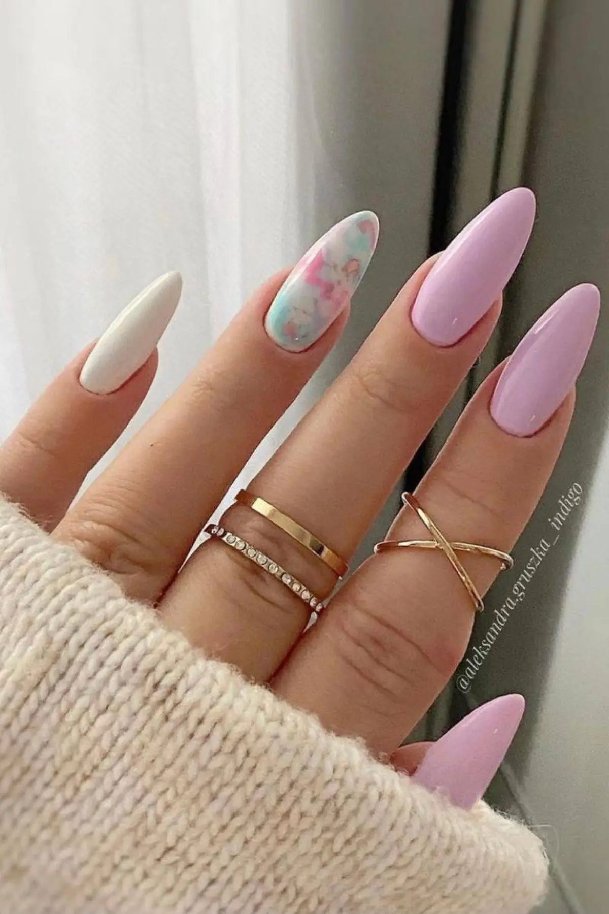 مدل دیزاین ناخن جدید ساده