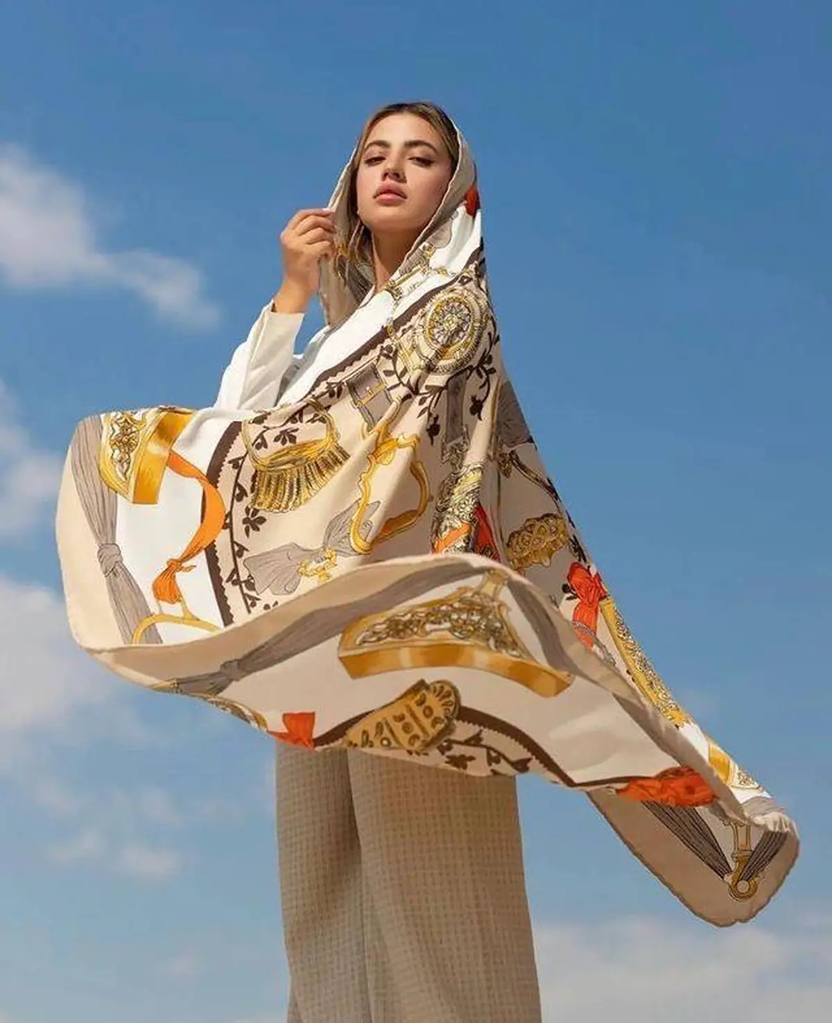 روسری مجلسی باسلام 