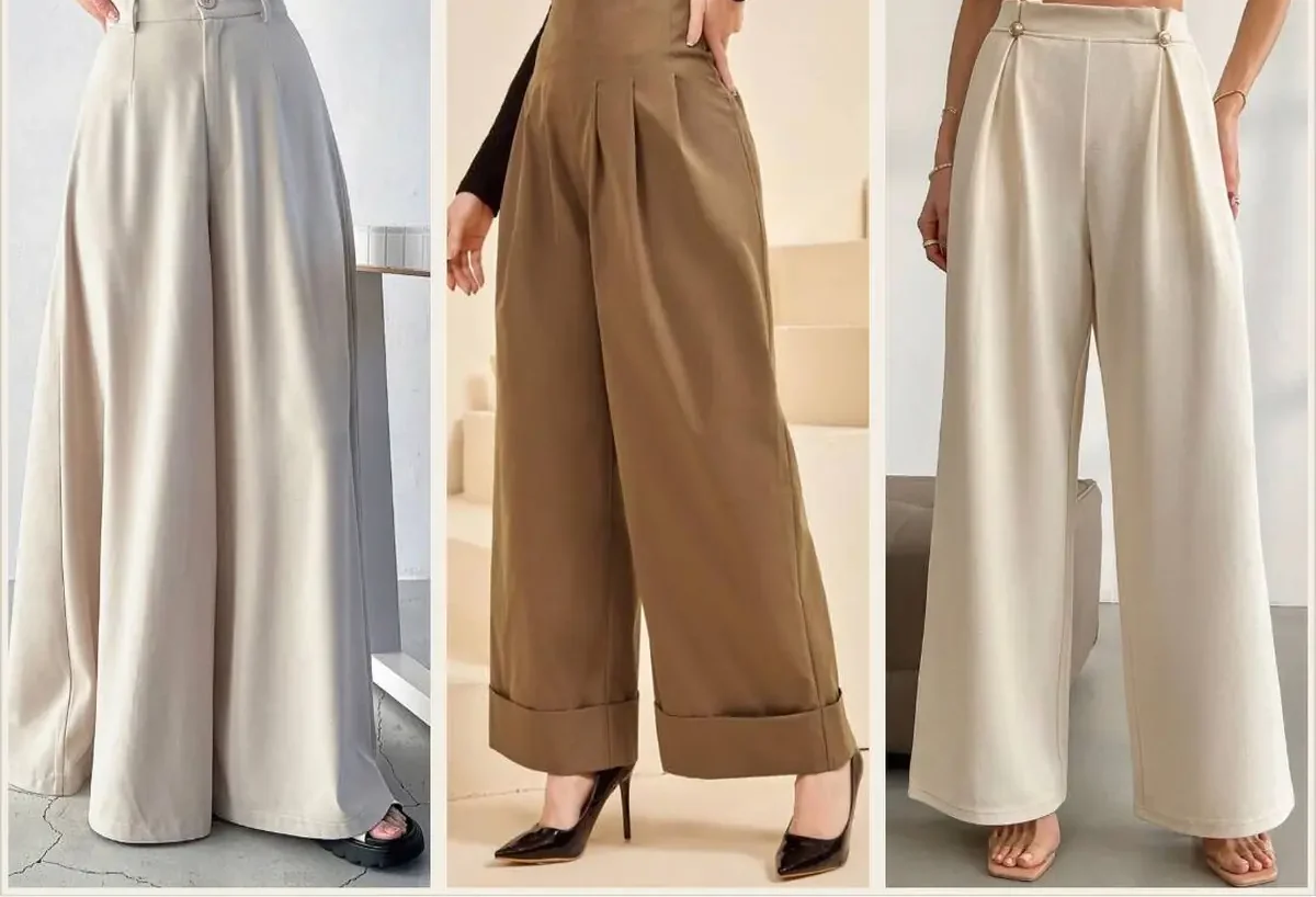 مدل شلوار پارچه ای زنانه راسته