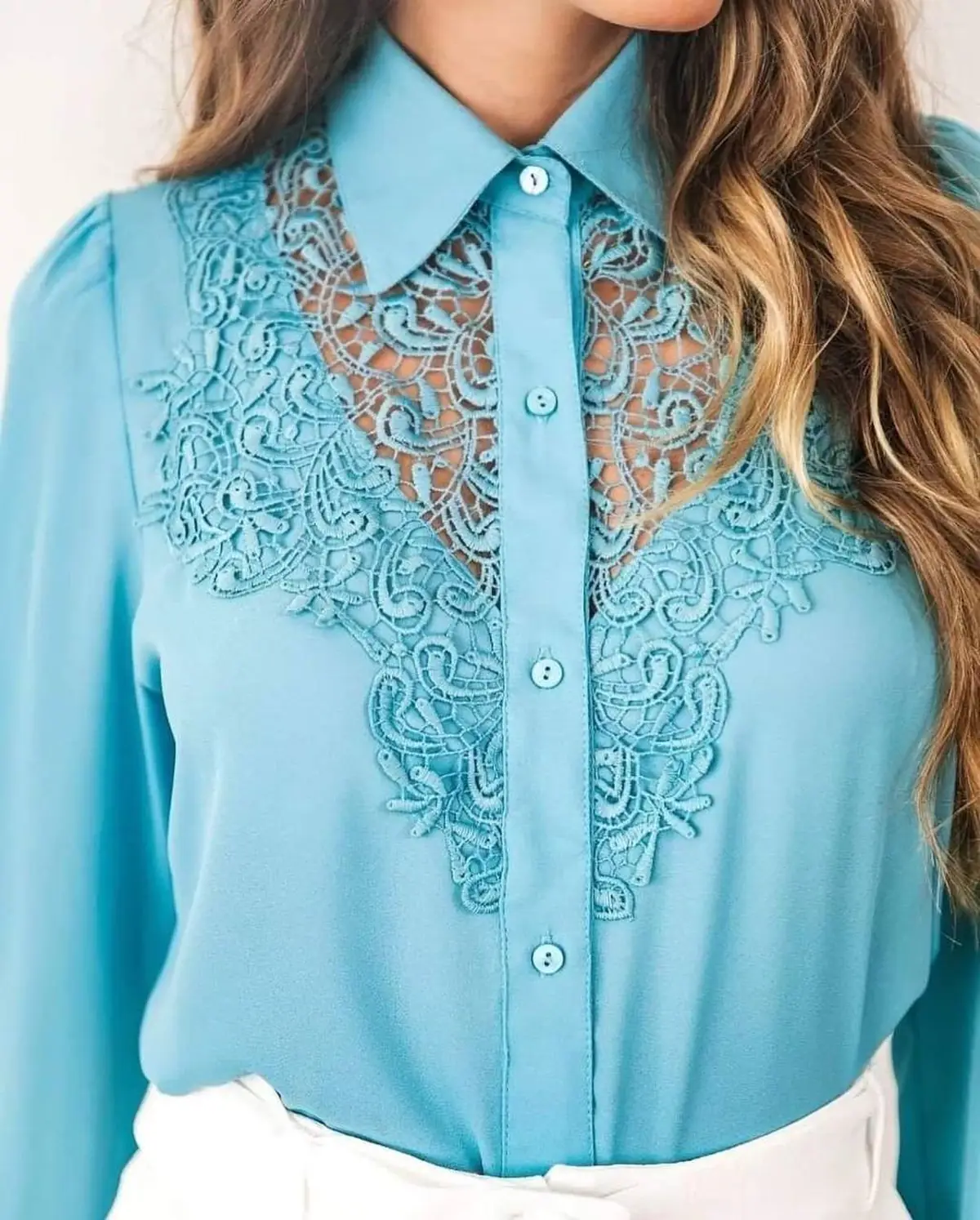 مدل شومیز گیپور شیک