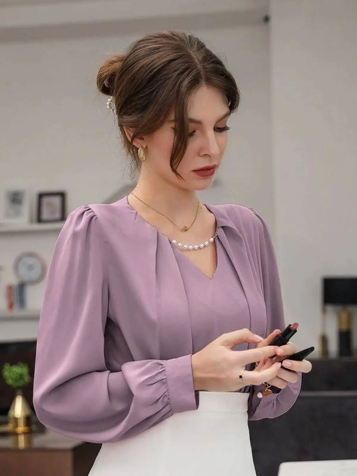 مدل شومیز بلند 