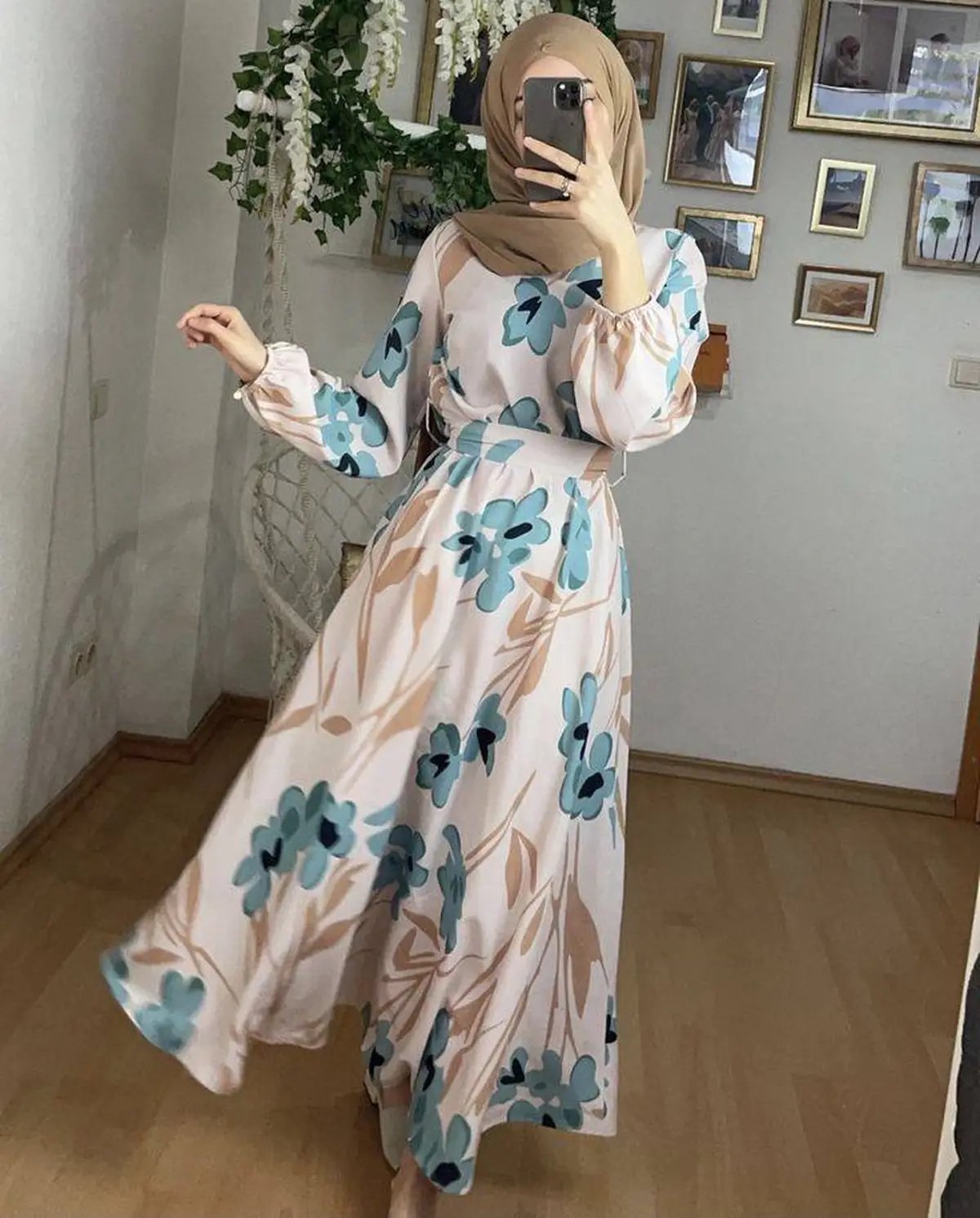مدل پیراهن زنانه بلند خانگی 