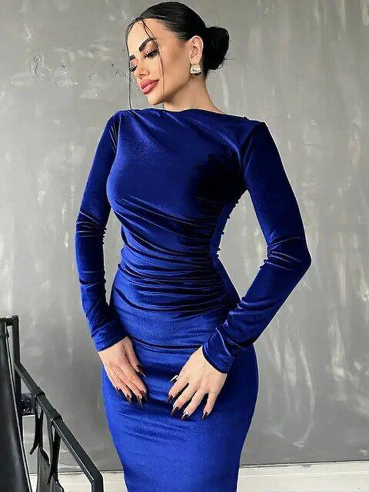 مدل لباس مجلسی مخمل لاکچری 
