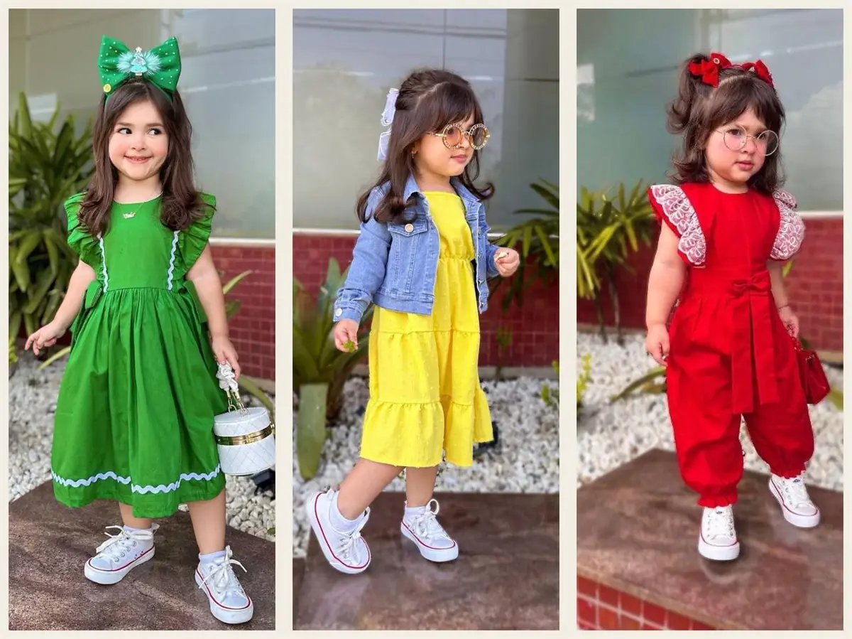 لباس تابستانی دخترانه جدید 