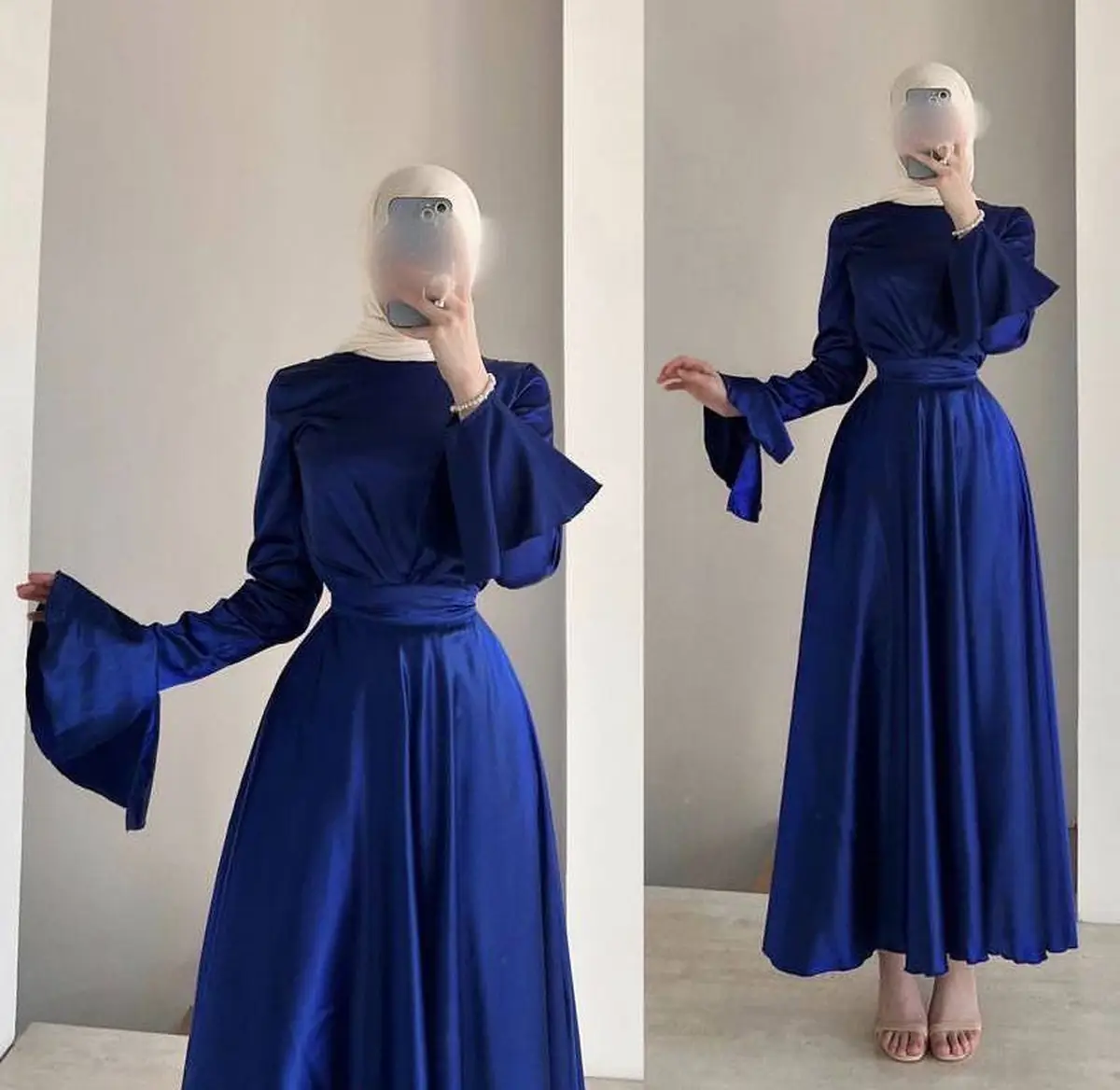 مدل پیراهن زنانه بلند خانگی 