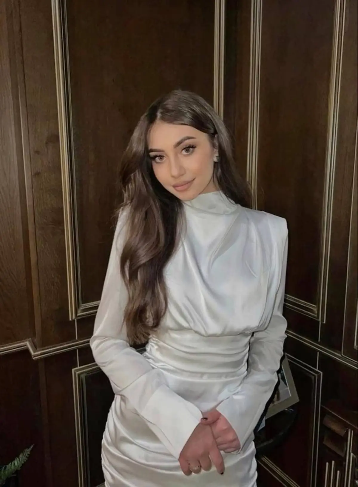 لباس ساتن زنانه