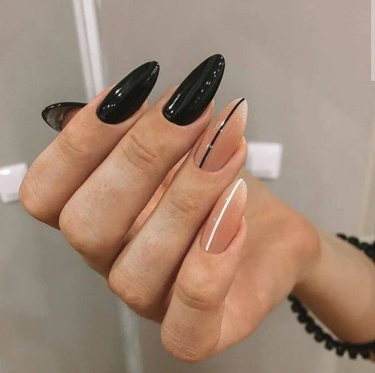 ایده دیزاین ناخن رنگی