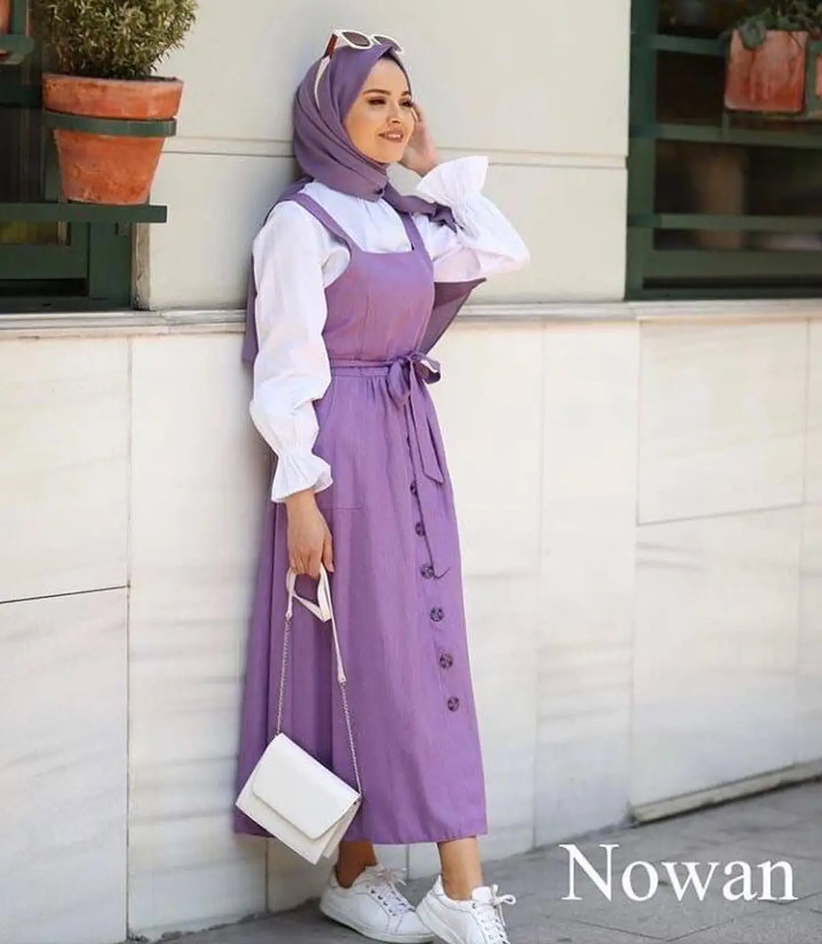 مدل سارافون بلند آستین دار