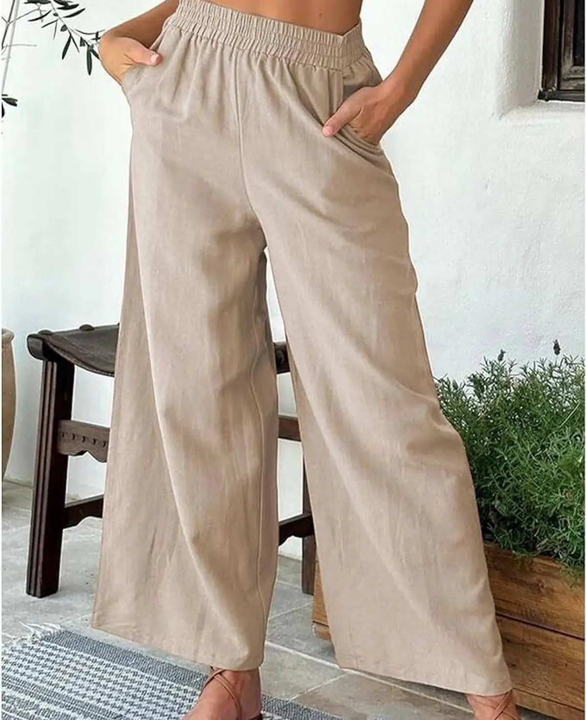 شلوار بگ زنانه نخی 