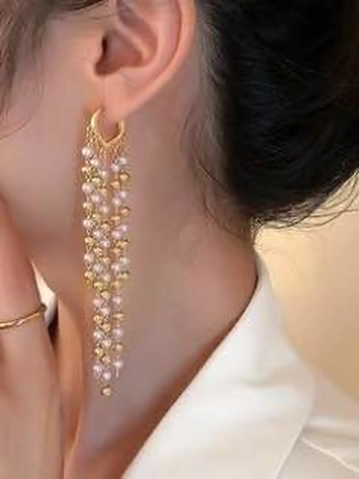گوشواره بلند مجلسی جدید