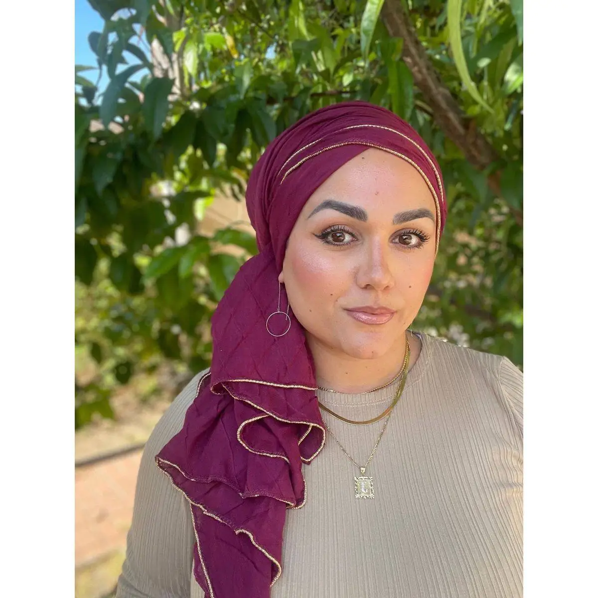شال رنگی زنانه