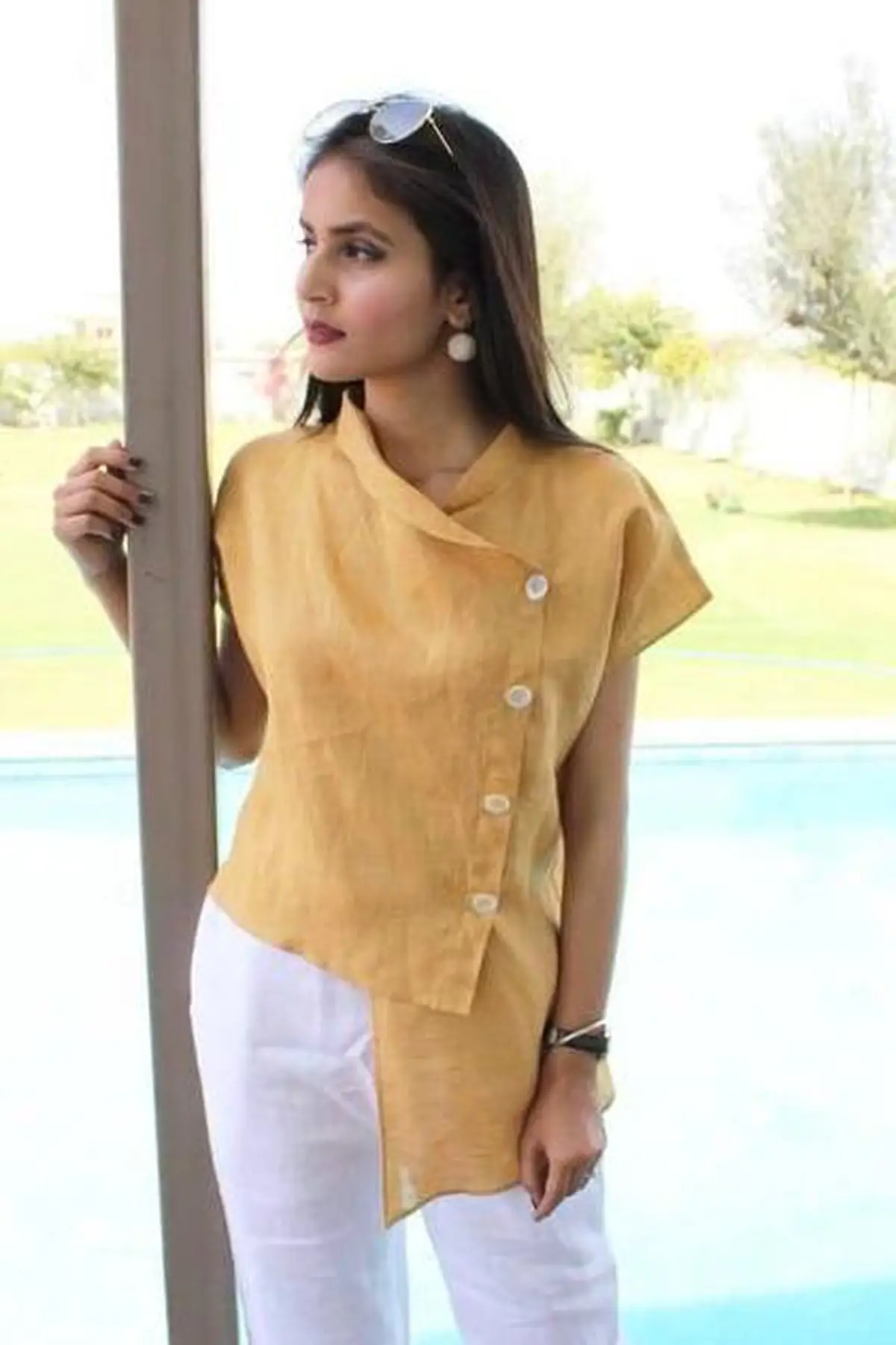 مدل بلوز نخی خانگی 