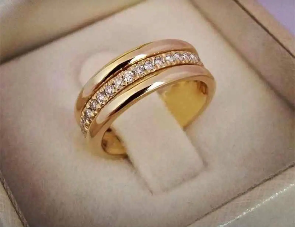 حلقه ازدواج ساده زیبا