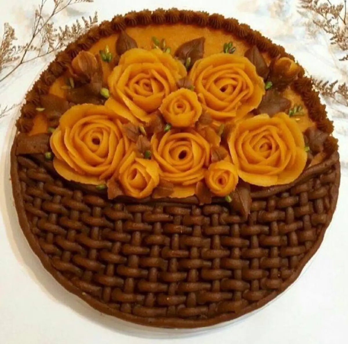 تزیین حلوا برای مراسم 