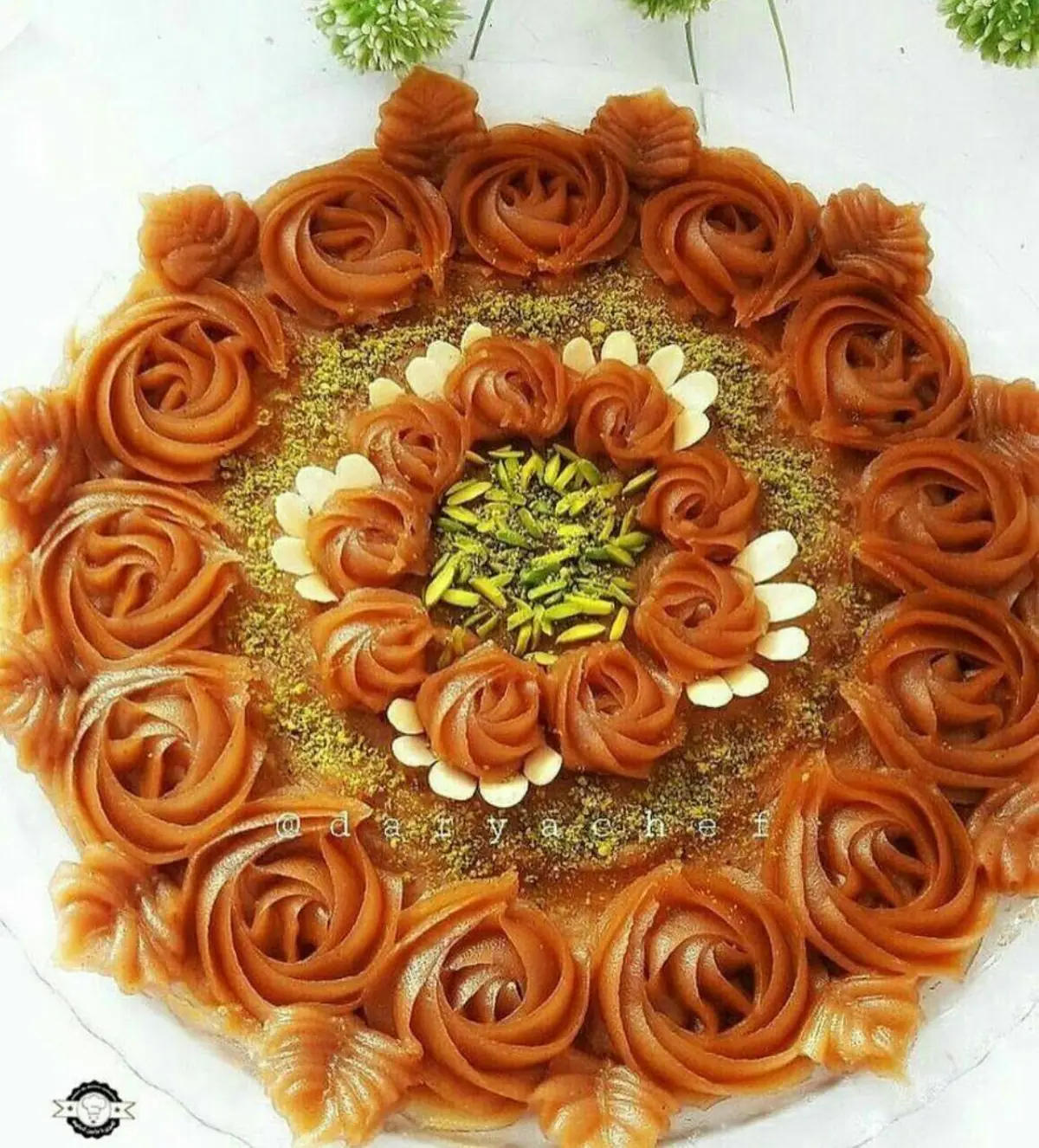 تزیین حلوا