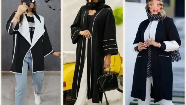 مدل مانتو مشکی محرمی 1403؛ مانتو های تابستانی شیک محرمی