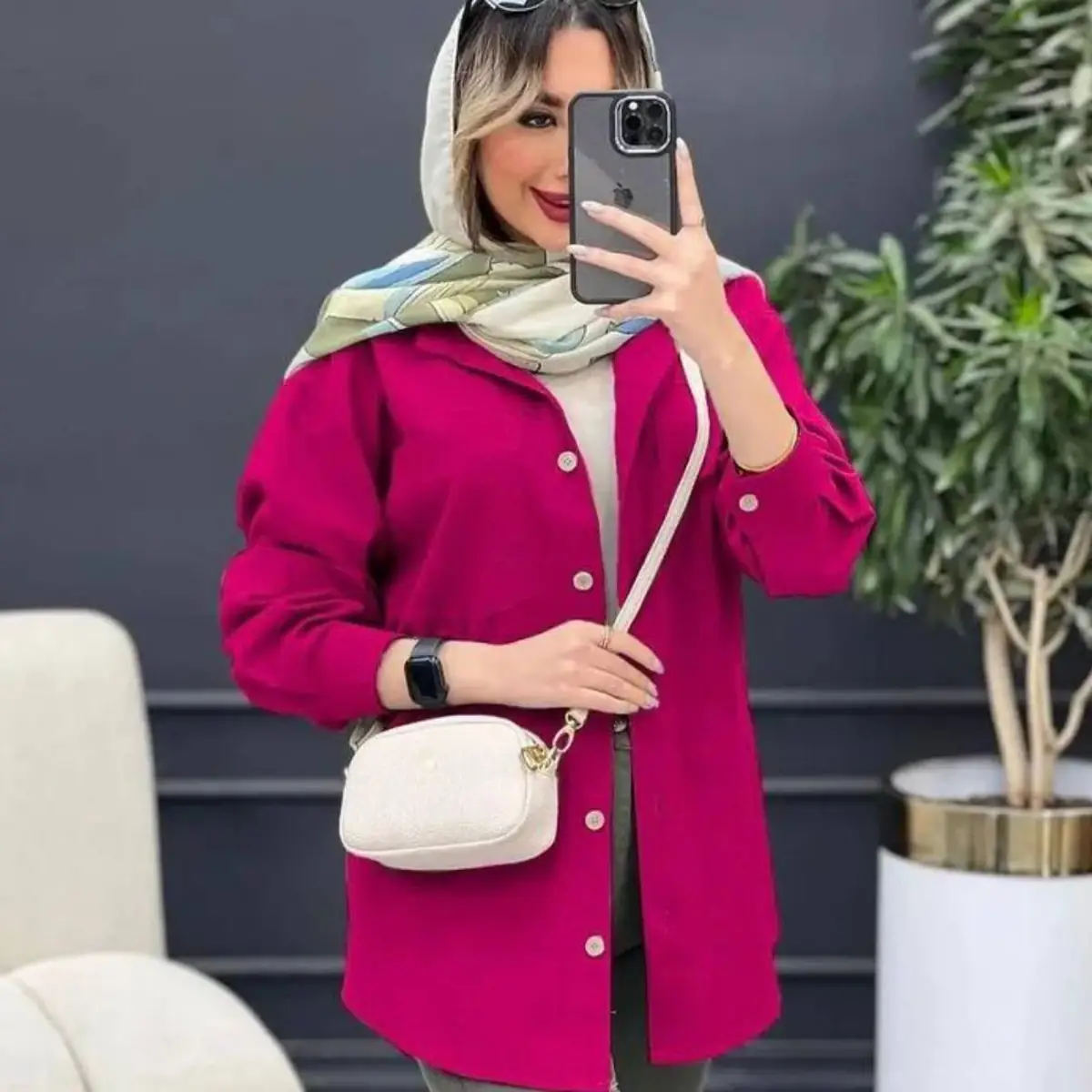 مدل مانتو کتان جلو بسته 