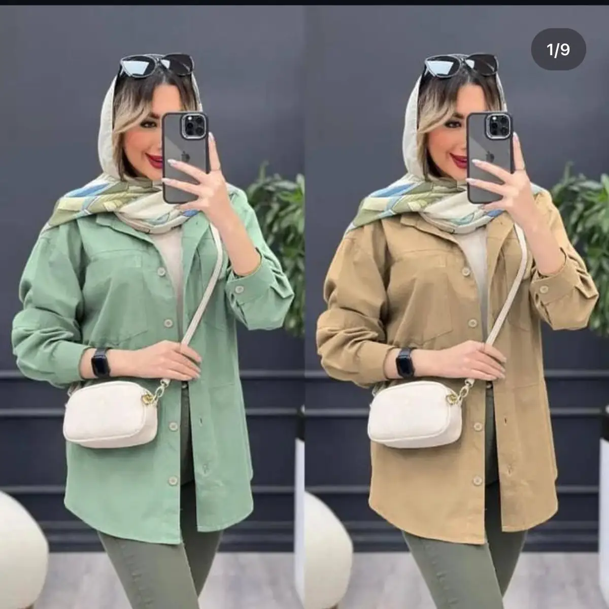 مانتو کتان ترند اینستا