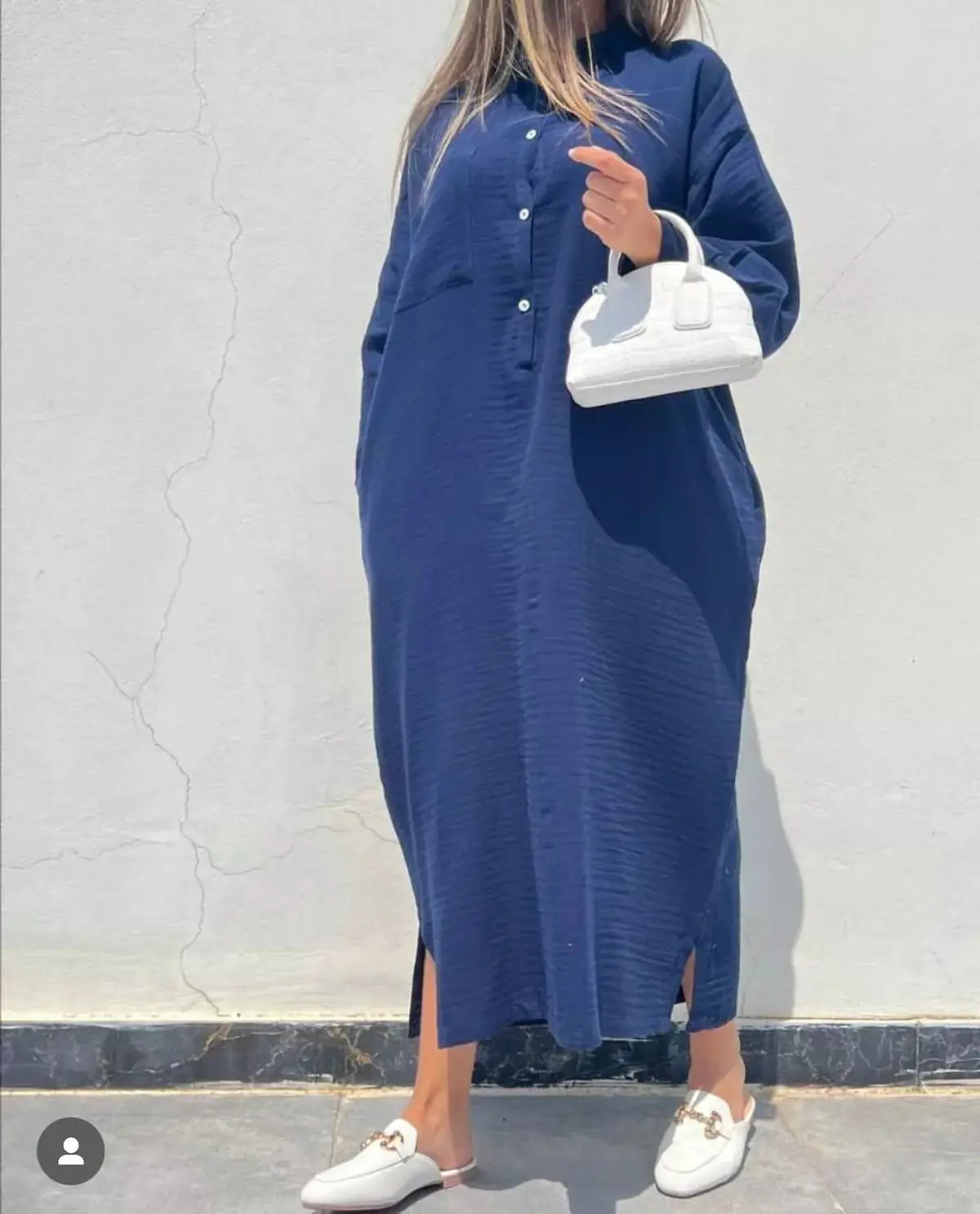 مدل پیراهن نخی زنانه خانگی بلند 