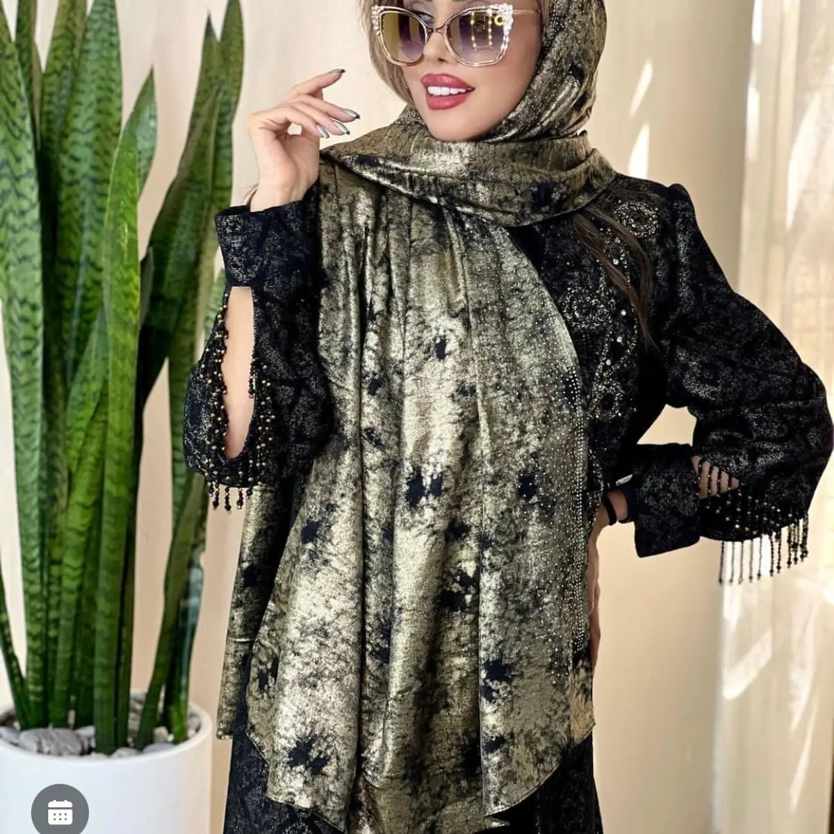 شال مجلسی حریر