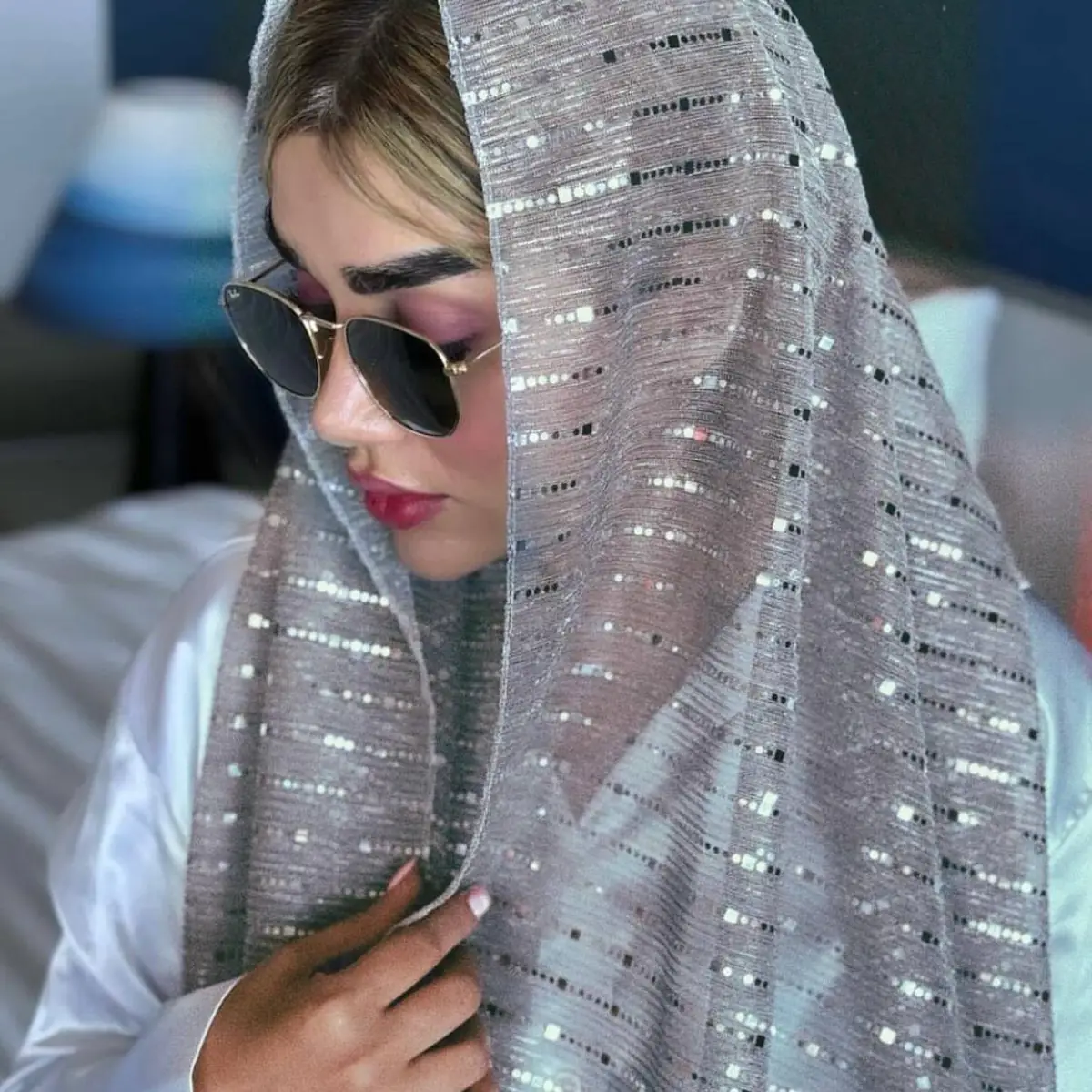 شال مجلسی کارشده 